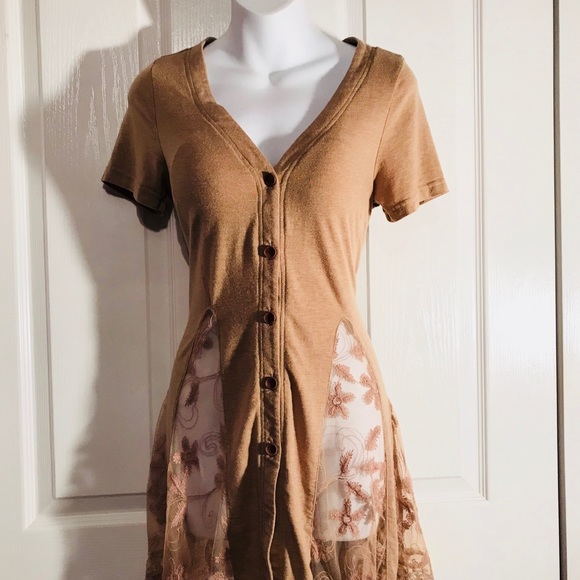 hazel Tops - Hazel button up tunic .